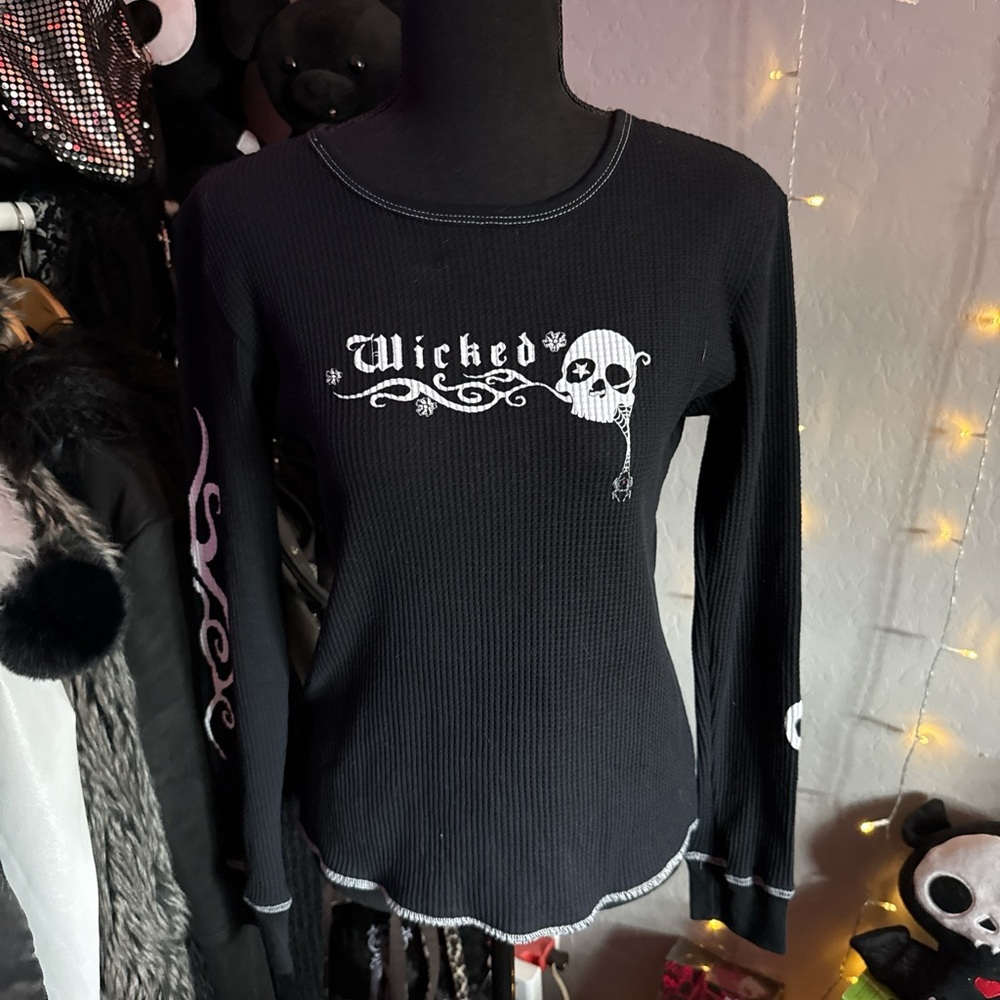 Wicked Black Long Sleeve Top